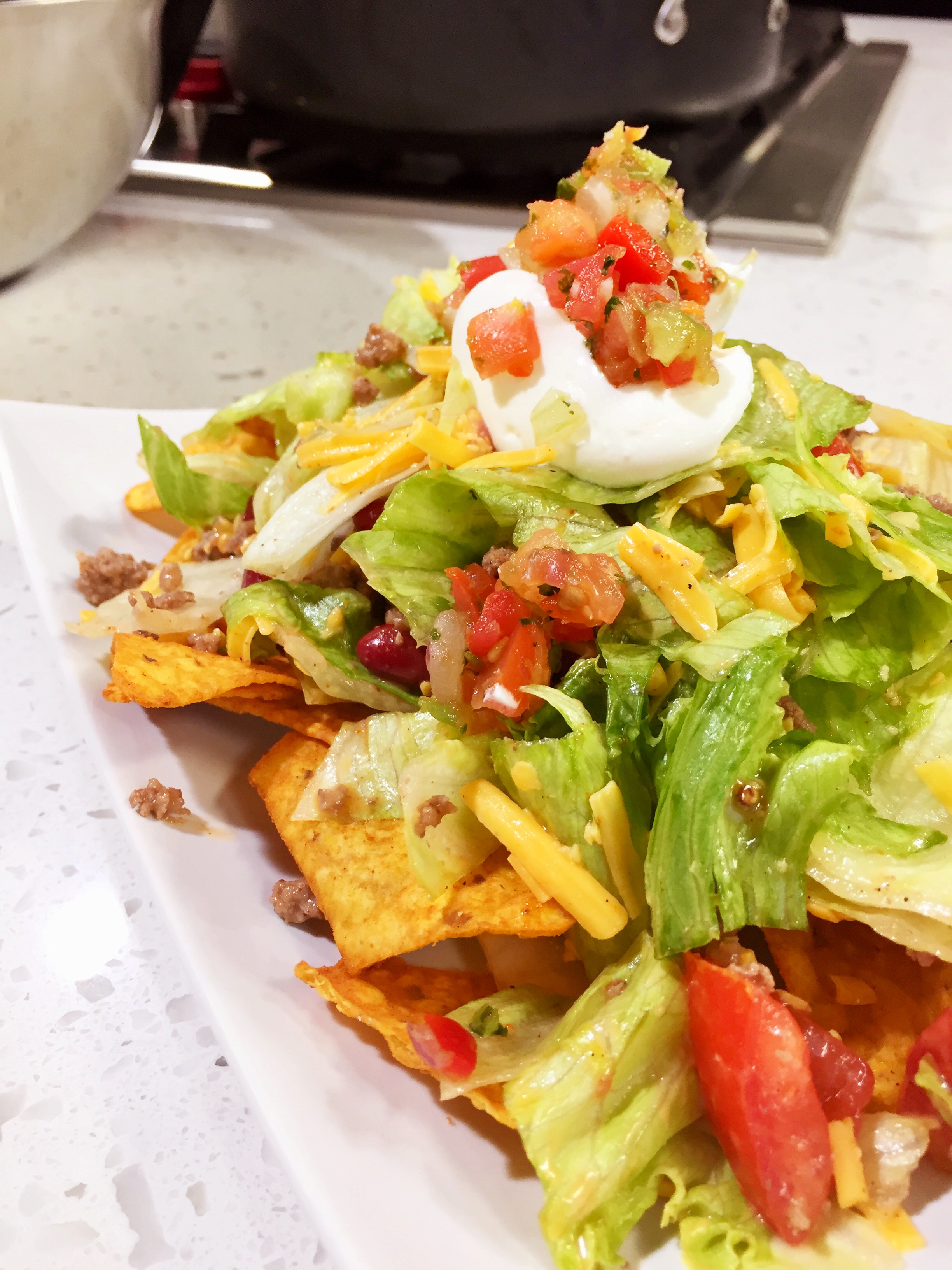 Easy Taco Salad - cooking with chef bryan