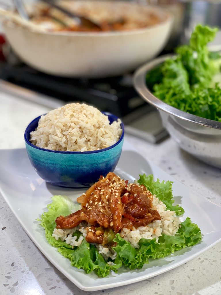 Jaeyook Bokum Korean Spicy Marinated Pork Cooking With Chef Bryan