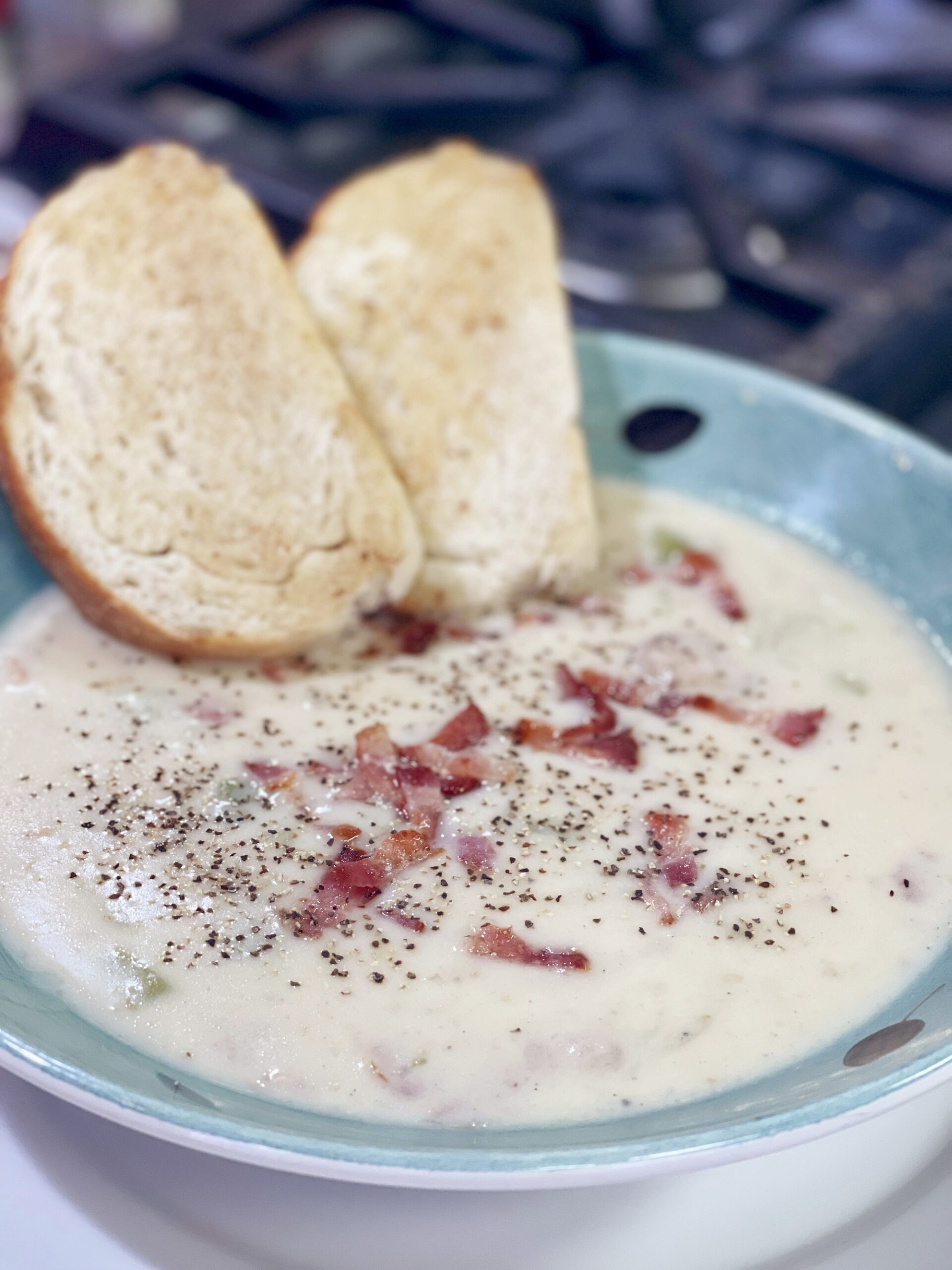 Old Fashioned Potato Soup - Barefeet in the Kitchen