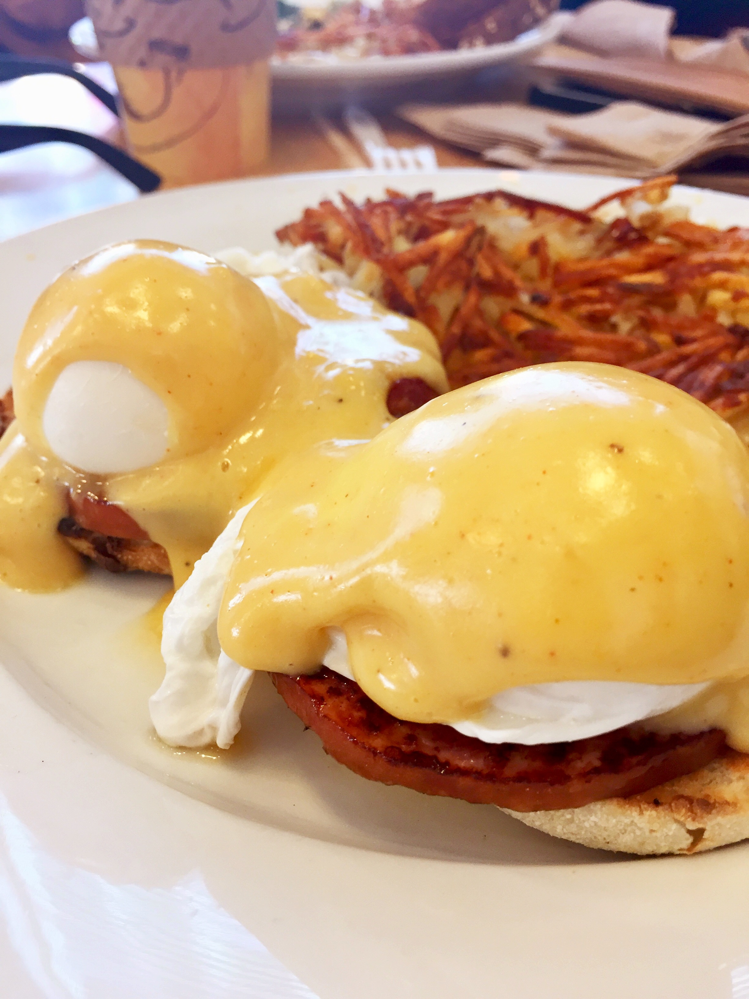Eggs Benedict with Hashbrowns