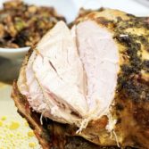 Colby's Brined Turkey with Maple Roasted Brussel Sprouts