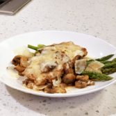 Chicken Madeira with Asparagus