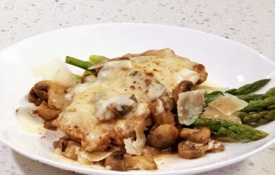 Chicken Madeira with Asparagus