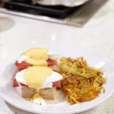 Cheesy Egg Benedict