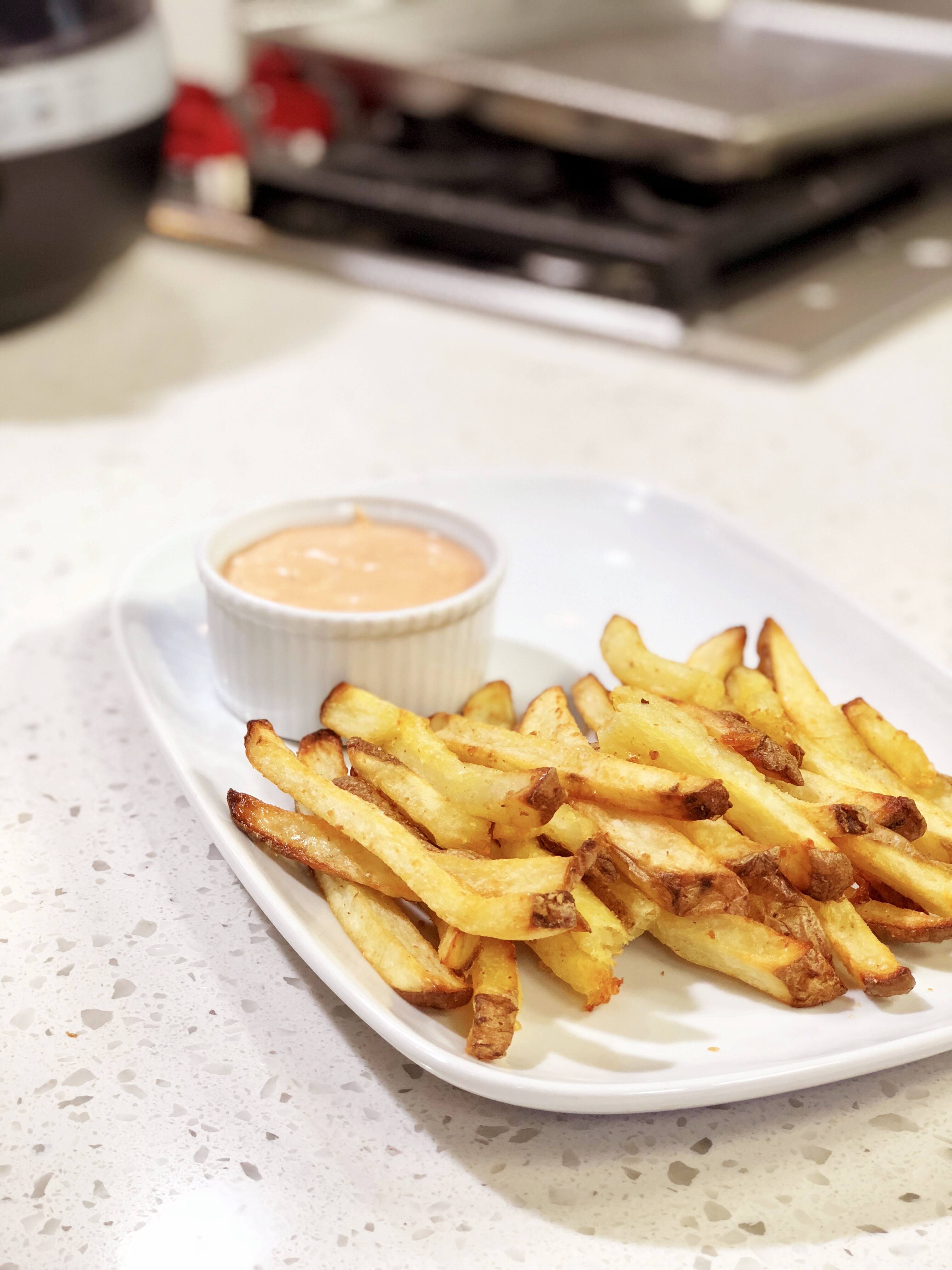 Hand Cut Fries with the Ultimate Dipping Sauce - cooking with chef bryan