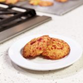 Raspberry Glazed Lemon Cookies