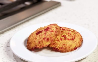 Raspberry Glazed Lemon Cookies