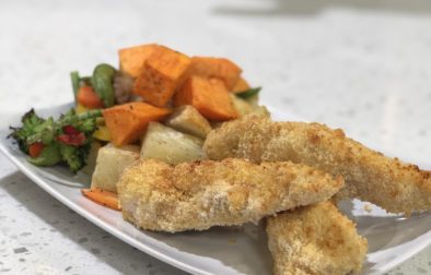 Air Fried Chicken Tenders and Taters