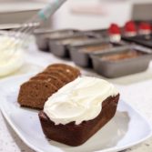 Gingerbread Loaf with Cream Cheese Frosting