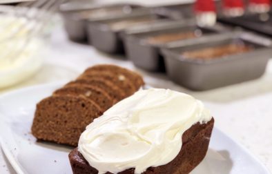 Gingerbread Loaf with Cream Cheese Frosting