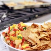 Cinnamon Sugar Chips with Fruit Salsa