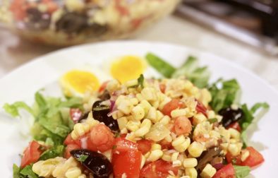 Grilled Corn and Tomato Salad