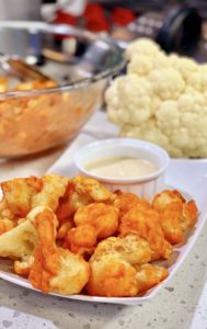 Spicey Fried Cauliflower Bites