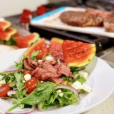 Grilled Steak and Watermelon Salad