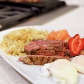 Steak and Eggs with Hash Browns