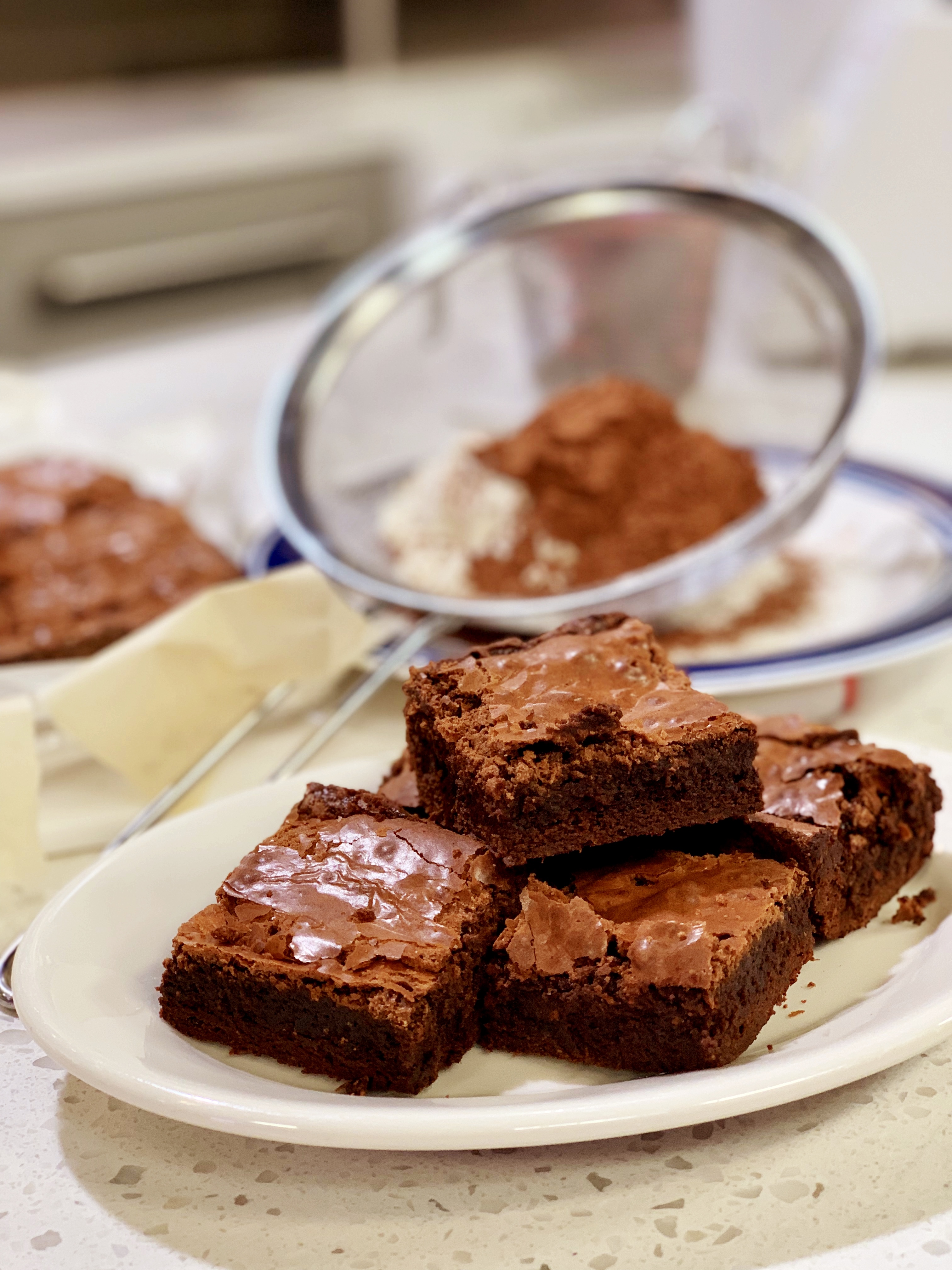 Brownie Cake With Chocolate Meringue | Foodtalk