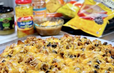 Pulled Pork Pizza Nachos