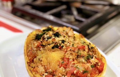 Turkey Stuffed Squash Boats