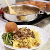 Beef Hamburger Stroganoff