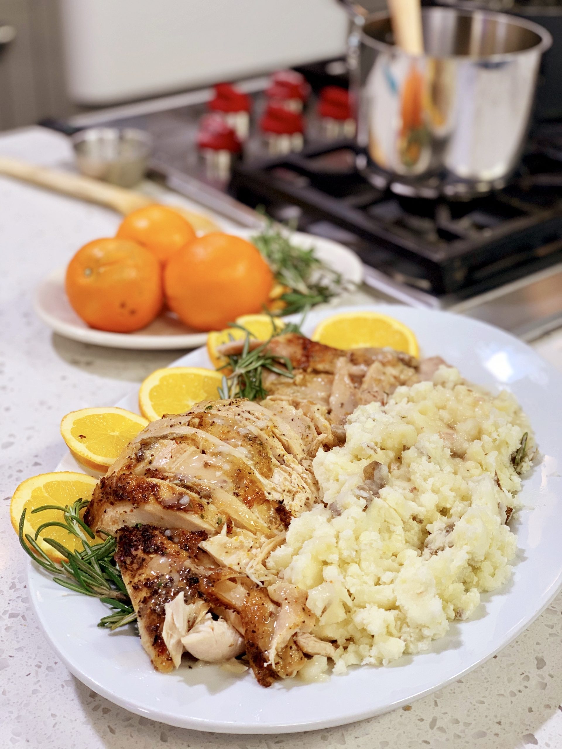 Rosemary Orange Turkey and Pan Gravy - cooking with chef bryan