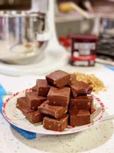 Chocolate Expresso Fudge with Walnuts