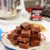 Chocolate Expresso Fudge with Walnuts