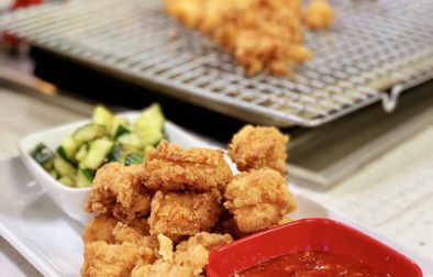 Korean Style Fried Chicken With a Sweet and Spicy Dipping Sauce