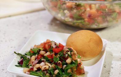 Black Eyed Pea and Tomato Salad