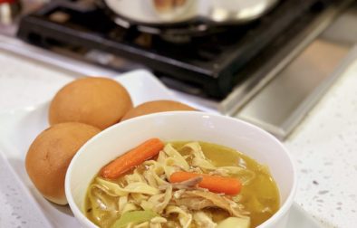 Chicken Soup with Homemade Noodles