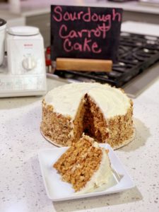 Sourdough Carrot Cake with Cream Cheese Frosting