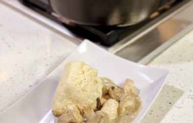 Mushroom Sage Chicken with Dumplings