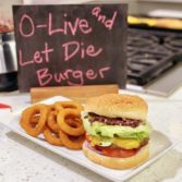 O-live and Let Die Burger
