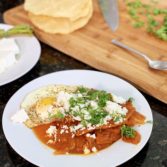 Homemade Chilaquiles