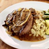 Pan Seared Steak and Gravy