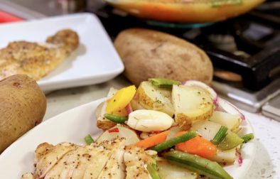 Pickled Vegetables and Potato Salad