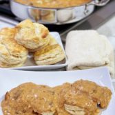 Southern Buttermilk Biscuits and Pork Gravy