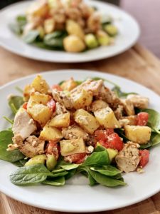 Greek Salad Bowl with Potatoes