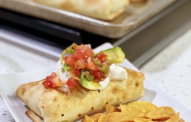 Baked Chicken Chimichangas