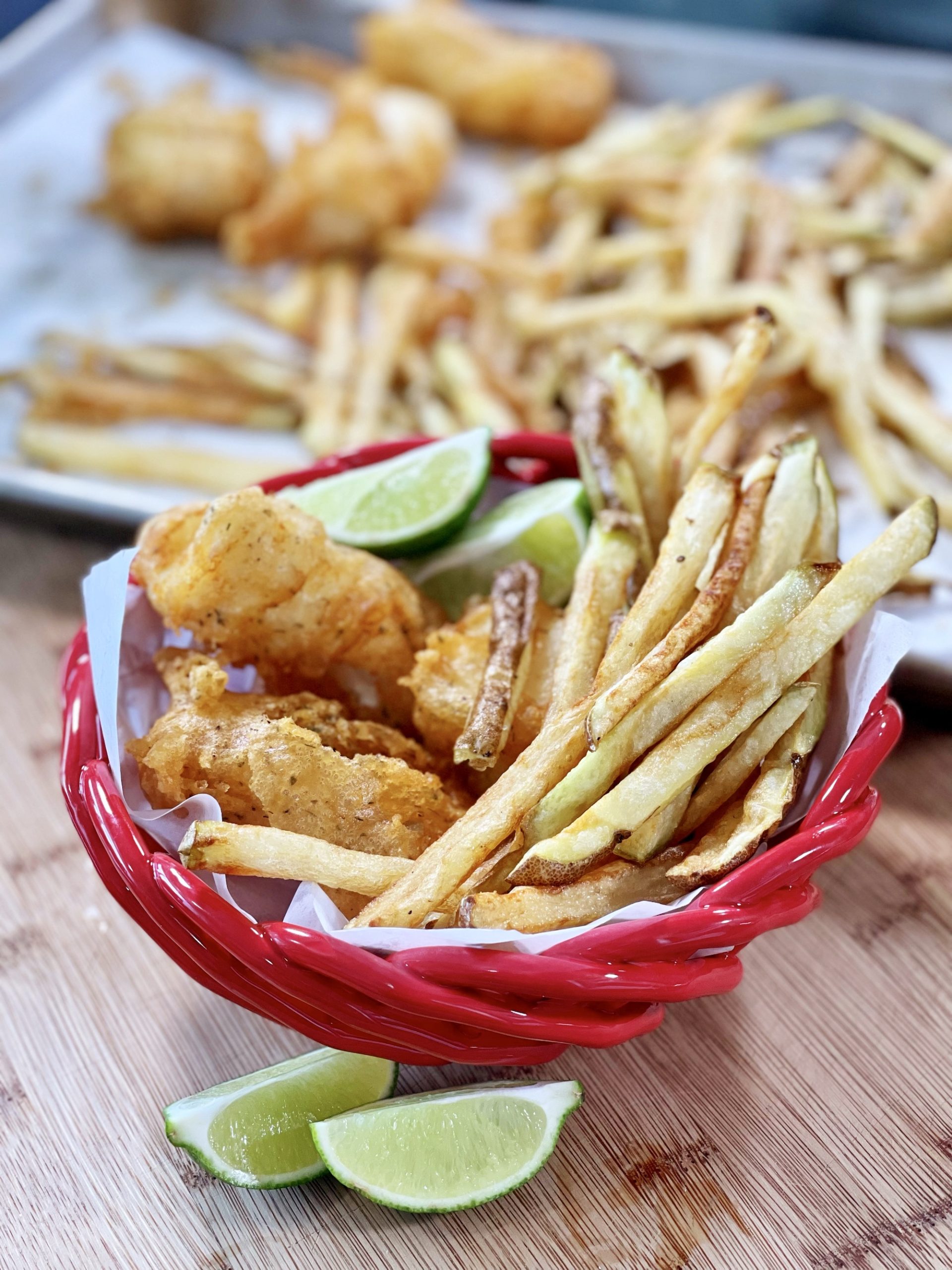 Homemade fish & chips