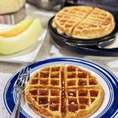 Buttermilk Banana Nut Waffles