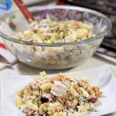 Cashew Chicken Pasta Salad