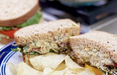 Garbanzo Bean “Tuna” Salad Sandwich