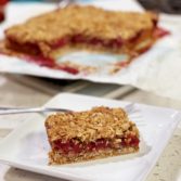 Raspberry Oatmeal Cookie Bars