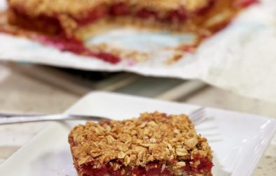 Raspberry Oatmeal Cookie Bars