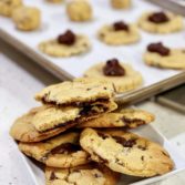 Brownie Filled Chocolate Chip Cookies