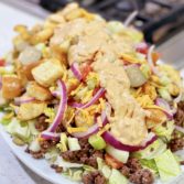 Cheese Burger Salad