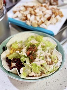 Chicken Burrito Bowl with Chipotle Cream Sauce