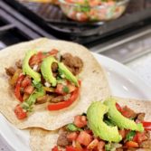 Beef Fajitas with Pico de Gallo