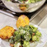 Broccoli, Bacon and Almond Salad