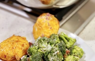 Broccoli, Bacon and Almond Salad